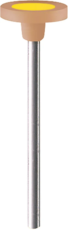 Diamant Polierer  Packung  2 Stück rosa\gelb fein, HP, Figur 9862, 2 mm, ISO 110