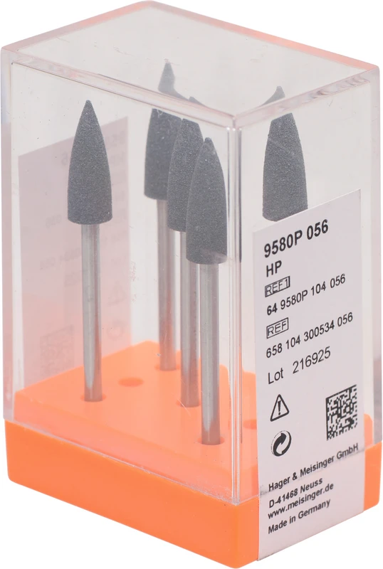 Kunststoffpolierer 9580  Packung  5 Stück grau, HP, Figur 300, 16 mm, ISO 056