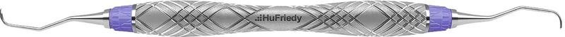 Küretten Gracey Standard  Stück  Figur 1\2, oral\labial, Griff #Harmony, lila
