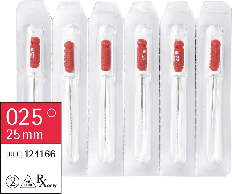 smart Hedstroemfeilen  Packung  6 Stück 25 mm ISO 025