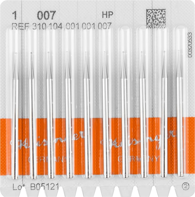 Stahlbohrer 1  Packung  10 Stück HP, Figur 001, ISO 007
