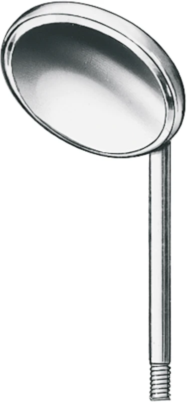 Mundspiegel  Stück  Ø 10 mm, Größe 00, Rhodium