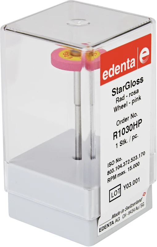 StarGloss  Stück  rosa mittelgrob, HP, Figur 372 Rad, 2,5 mm, ISO 170