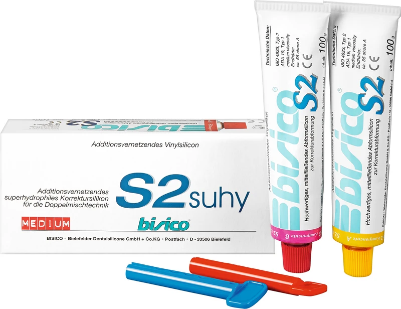 S2 suhy  Packung 71,5 ml Tube A, 71,5 ml Tube B medium rot