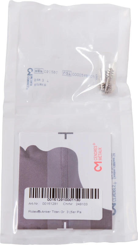 Rotex®   Packung  5 Anker Titan Größe 3