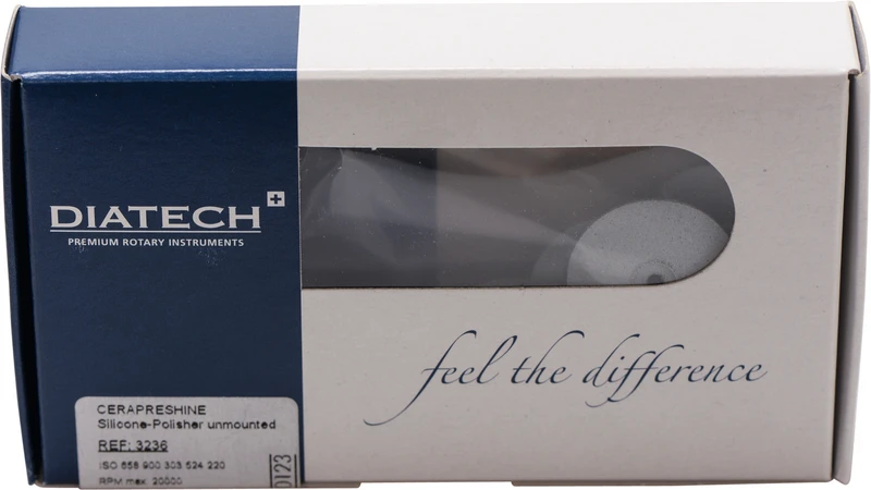 DIATECH CERAPRESHINE  Packung  10 Stück unmontiert, weiß, Figur 303 Rad, 4 mm, ISO 220