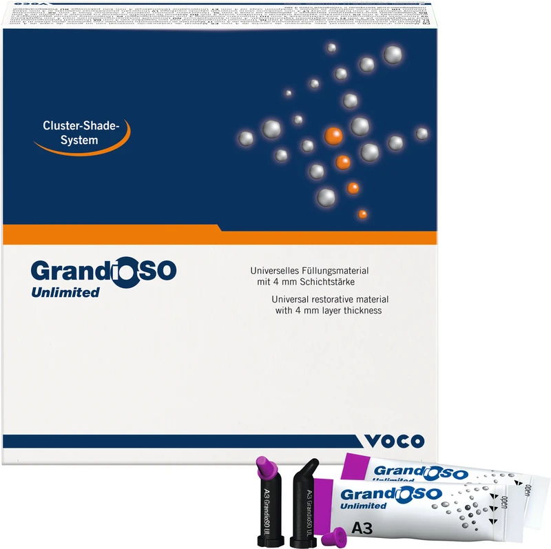 GrandioSO Unlimited   Set  75 x 0,3 g Cap (A1-A4), 1 Farbkarte