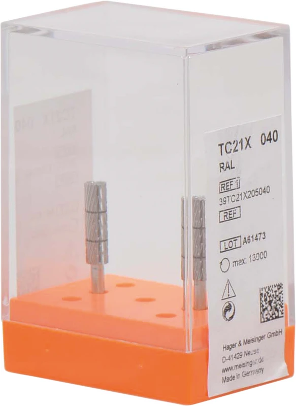 Bone Management  Packung  2 Instrumente Figur TC21X, L 14 mm, ISO 040, 205