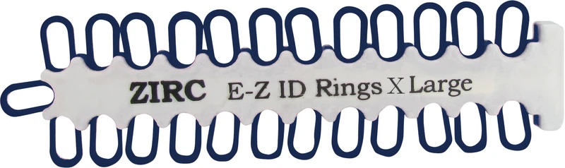 EZ-ID Markierungsringe  Packung  25 Stück dunkelblau, extra groß