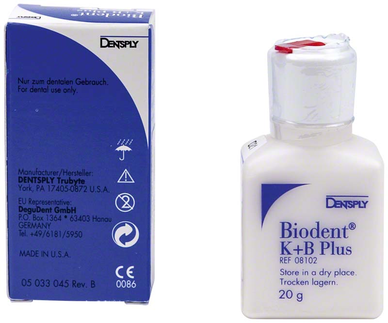 Biodent® K+B Plus Massen  Flasche  20 g Pulver dentin 21