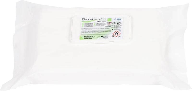 Dentalrapid® SD wipes  Flowpackung  80 Stück L Lemon