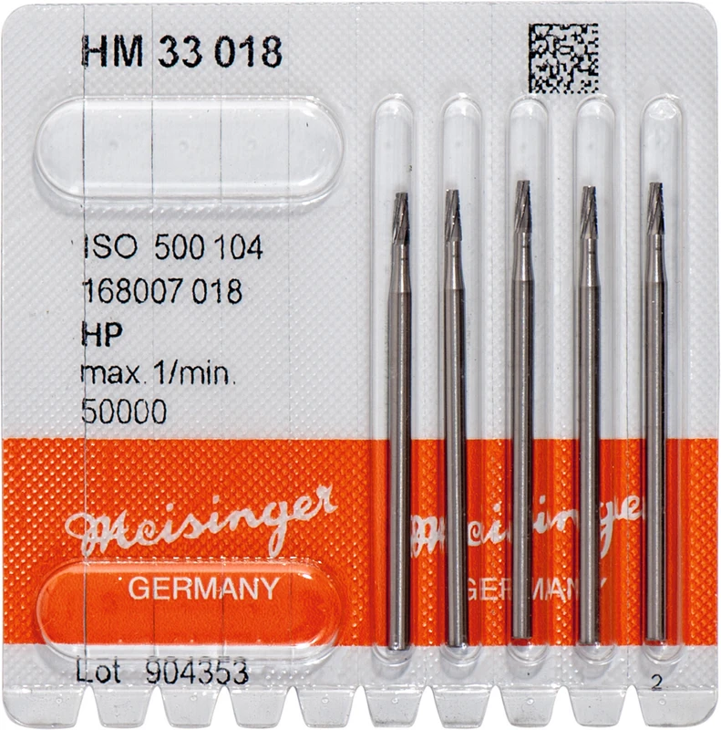 HM-Bohrer 33  Packung  5 Stück HP, Figur 168, 4,9 mm, ISO 018