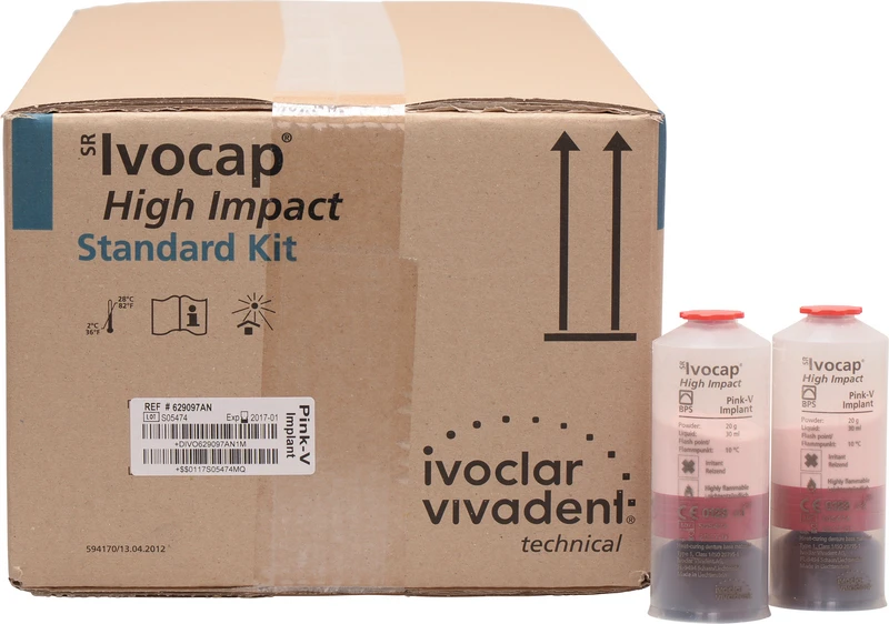 SR Ivocap® High Impact  Standard Kit  pink-V implant