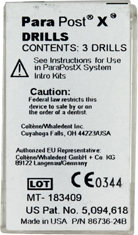 ParaPost® X Bohrer  Nachfüllpackung  3 Stück Ø 1,4 mm, violett