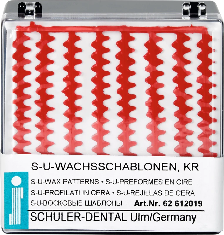 S-U-WACHSSCHABLONEN  Packung  10 Stück Kammretention