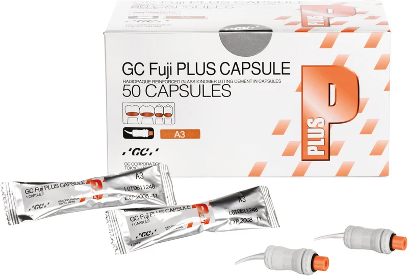 GC Fuji PLUS  Packung  50 Kapseln A3