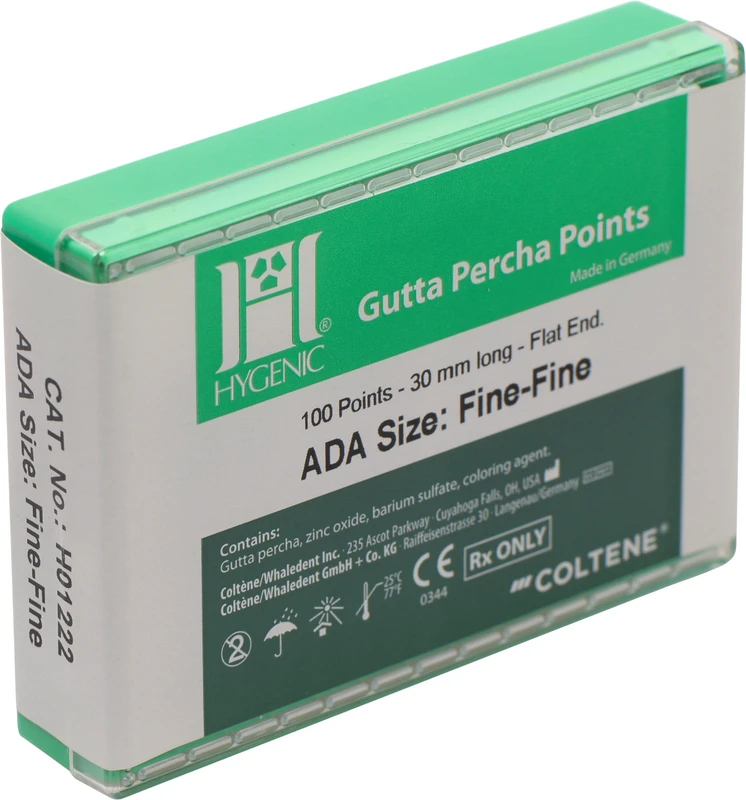 HYGENIC® Guttapercha Spitzen Conventional  Box  100 Stück pink, FF