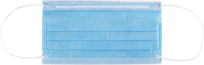 Monoart® Mundschutz Protection 4 Sensitive  Box  50 Stück blau