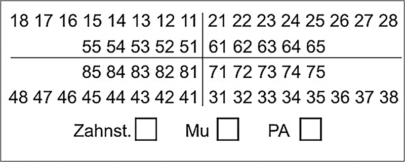 Befund 01 Etiketten  Packung  600 Stück 50 x 20 mm