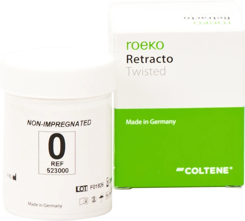 roeko Retracto, gedreht  Packung  225 cm Retraktionsfaden nicht imprägniert x-fein