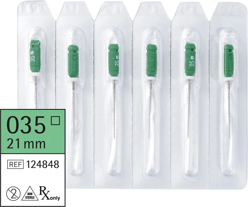 smart K-Feilen  Packung  6 Stück 21 mm ISO 035