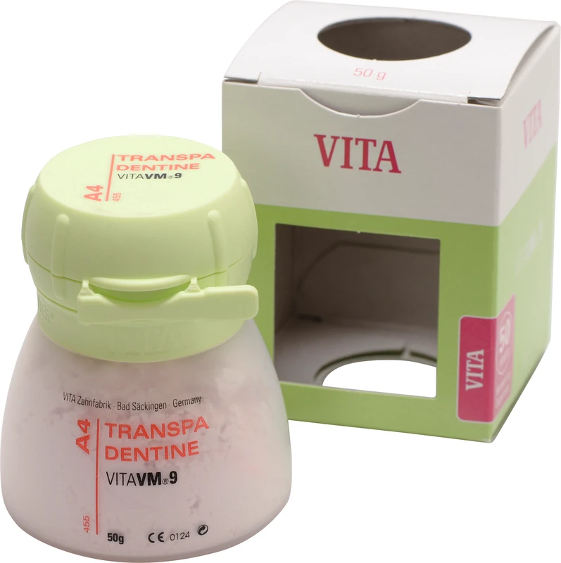 VITA VM® 9 classical A1-D4®  Dose  50 g Pulver transpa dentine A4