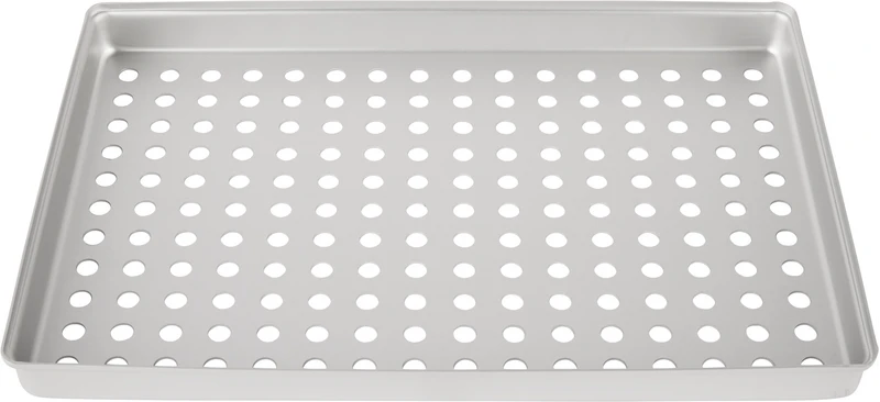Alu-Traydeckel   Stück  287 x 186 x 39 mm, grau, für perforierte Alu-Trays