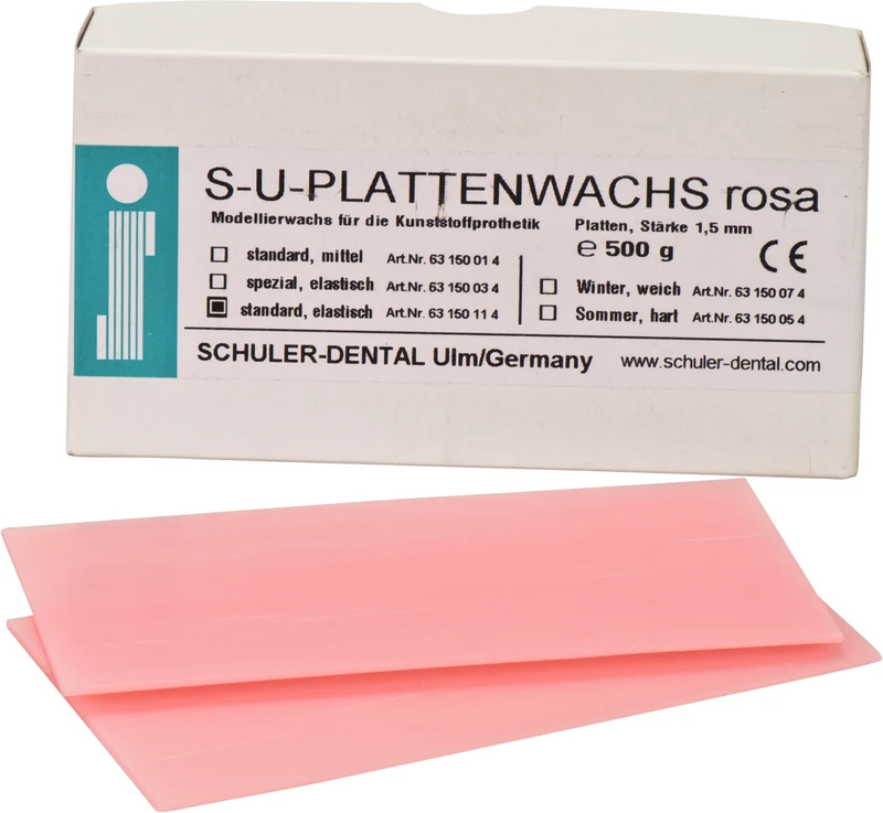 S-U-PLATTENWACHS    Packung   500 g Standard, elastisch