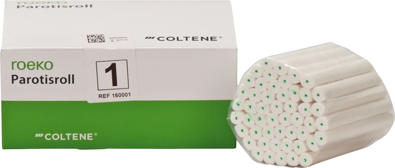 ROEKO Parotisroll  Packung  100 Stück 80 mm, Ø 9 mm, Größe 1