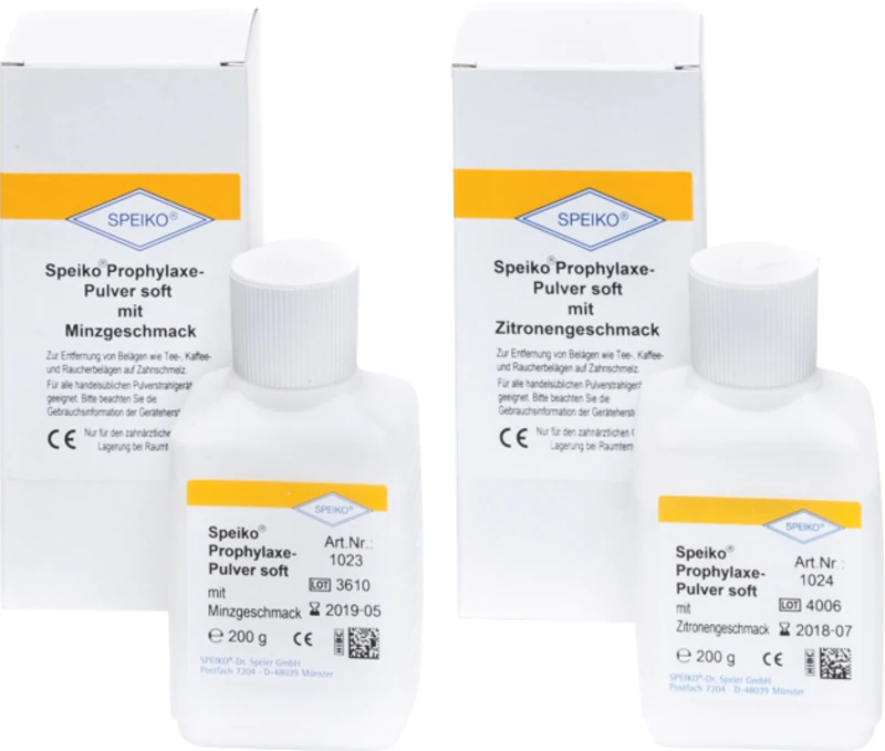 SPEIKO® Prophylaxe-Pulver soft  Flasche  200 g Zitrone