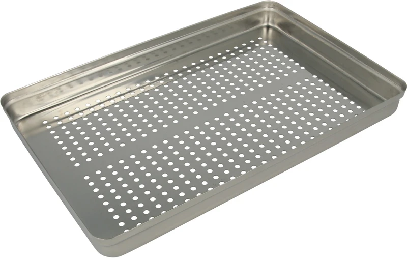 Norm-Tray Edelstahl  Stück  Deckel gelocht