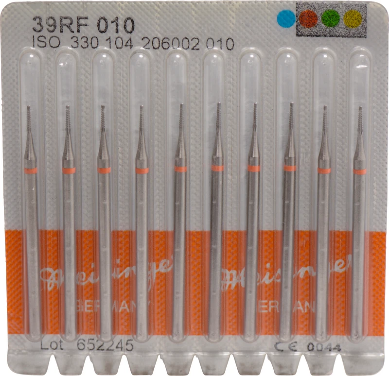 Stahlbohrer 39RF  Packung  10 Stück HP, Figur 206 konisch, 4,2 mm, ISO 010