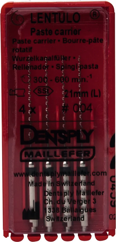Wurzelkanalfüller   LENTULO®    Packung  4 Stück 21 mm, Gr. 4