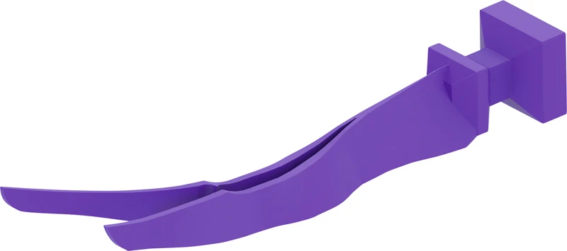 Quad-Teilmatrizensystem Keile   Nachfüllpackung  100 Stück lila mittel