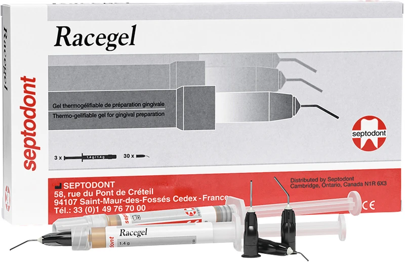 Racegel   Set  3 x 1,4 g Spritze, 30 Applikationsspitzen