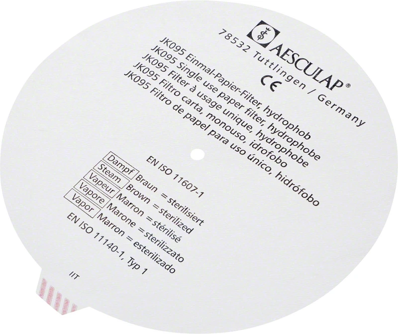 Papierfilter  Packung  100 Stück JK095