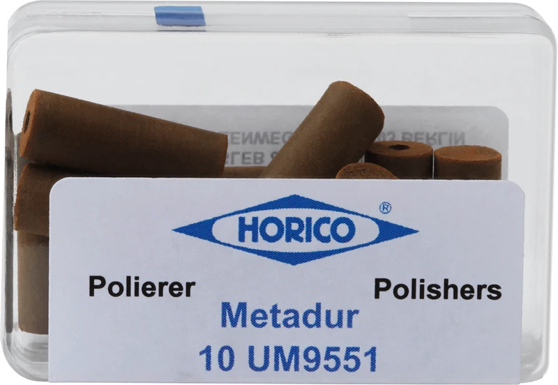 Metadur  Packung  10 Stück unmontiert, schwarz, 9551