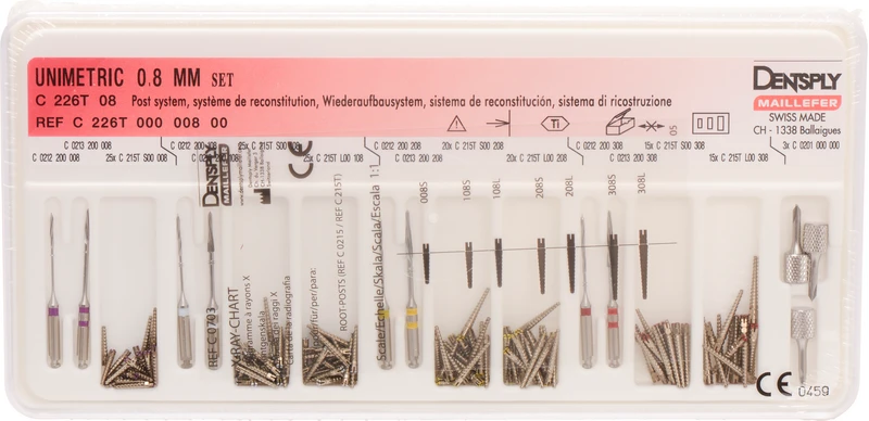 UNIMETRIC Titan  Set  145 Stück Gr. 0,8 mm