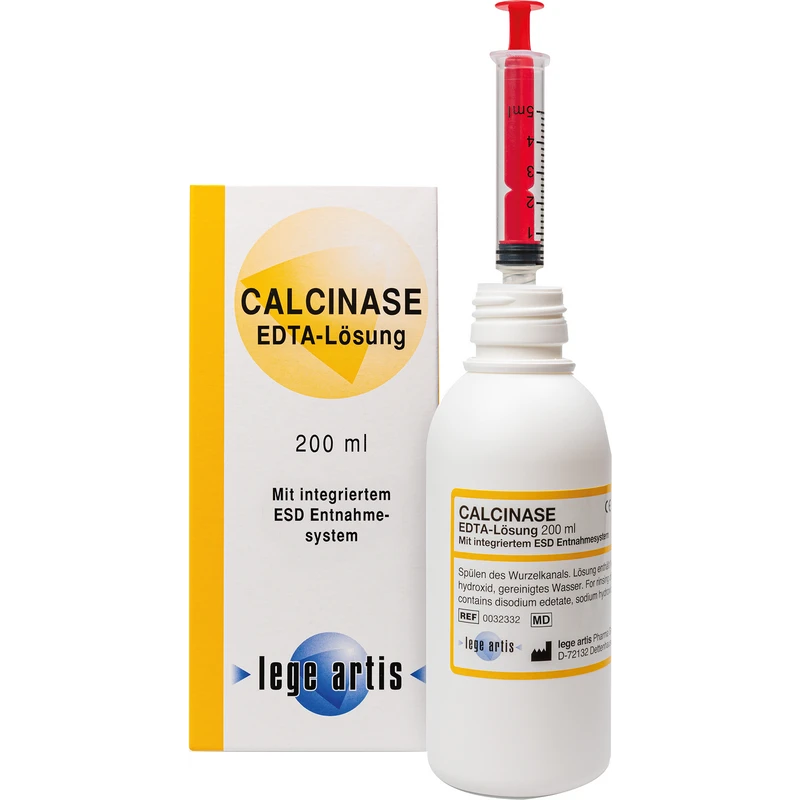 CALCINASE EDTA-Lösung  Flasche  200 ml Lösung mit ESD-Entnahmesystem