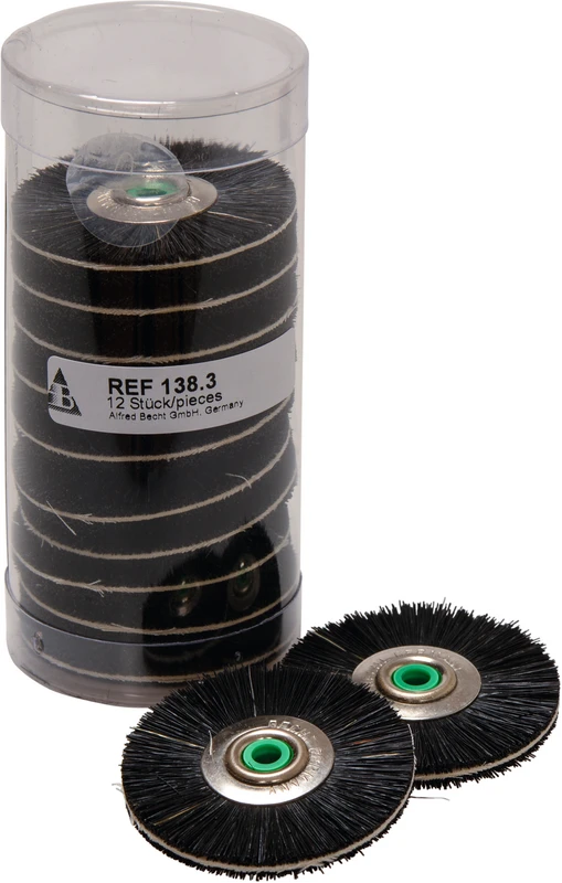 ProfiLab Schmalbürste Kunststoff  Packung  12 Stück Chungking-Borsten, Nessel, Ø 48 mm