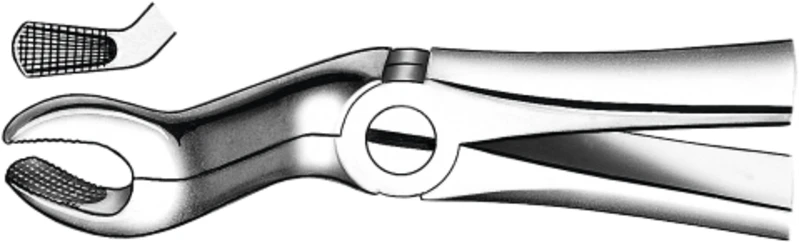 Zahnzangen nach Büchs  Stück  M2067A, OK für Weisheitszähne