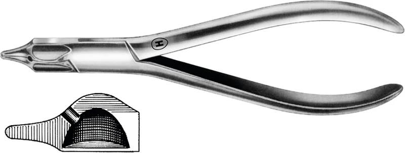 Universal-Kramponzange  Stück  HSL 433-15, 155 mm