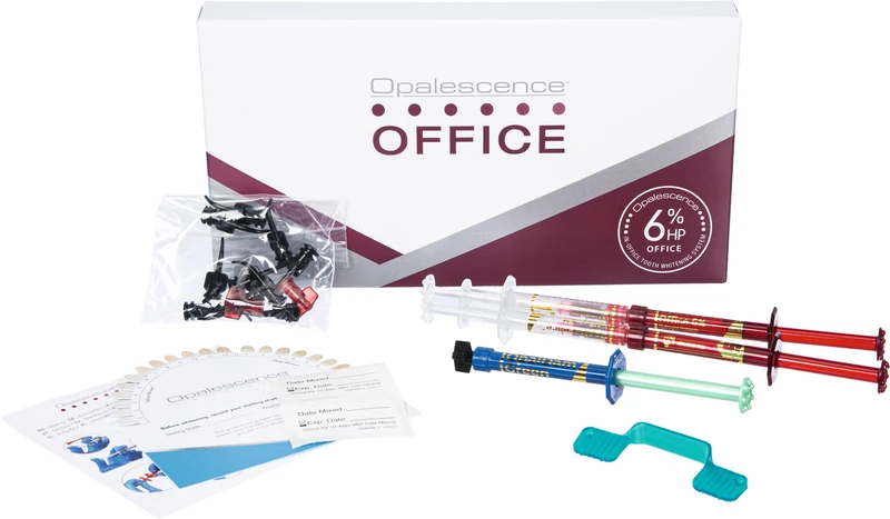 Opalescence Office   Patient Kit  2 x 1,2 ml Spritze Gel, 1,2 ml Spritze OpalDam Green inklusive Zubehör