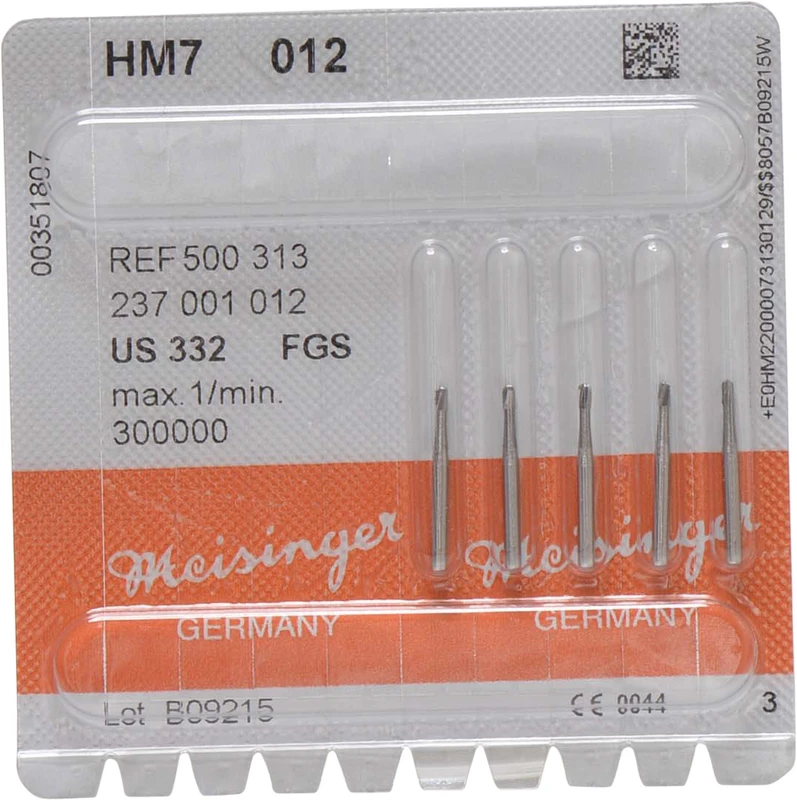 HM-Bohrer 7  Packung  5 Stück FGS, Figur 237, 2,2 mm, ISO 012