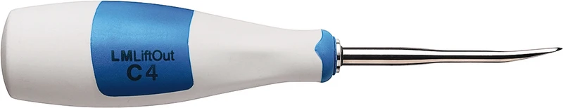 Liftout Instrumente  Stück  C4, gebogen, 4 mm