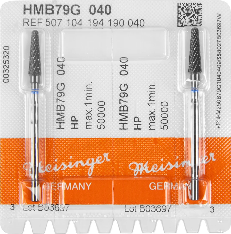 Black Cobra HM 79  Packung  2 Stück kreuzverzahnt, blau Standard, HP, Figur 194, 14,2 mm, ISO 040