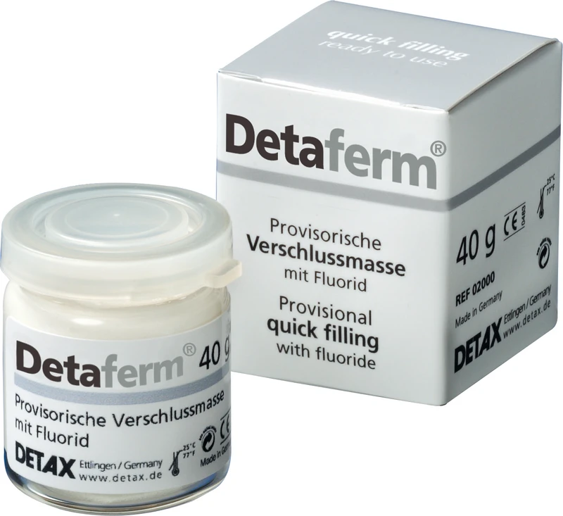 Detaferm®  Packung  40 g Glas-Tiegel weiß opaque