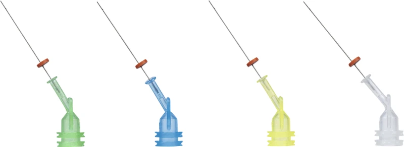 NaviTip Single Sideport Tips  Packung  20 Stück sortiert (gelb grüm, blau, weiß), 29ga