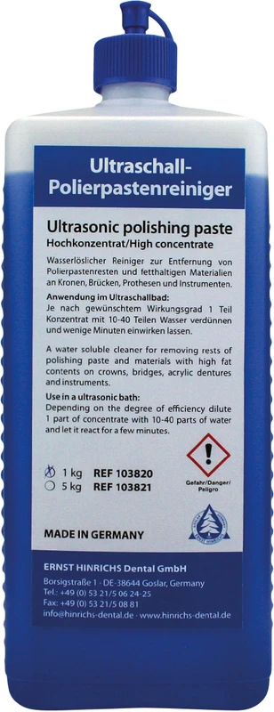 Ultraschall-Polierpastenreiniger  Flasche  1 kg