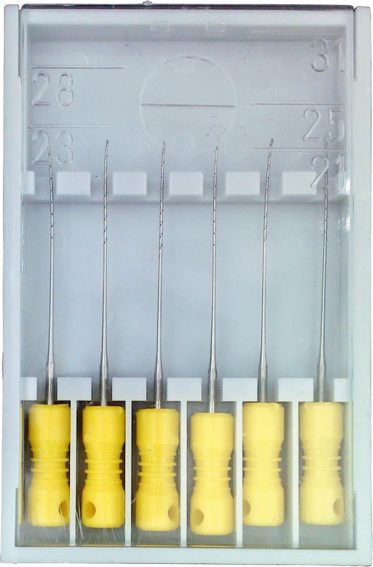 Nervnadeln 9107  Packung  6 Stück gelb ISO 030